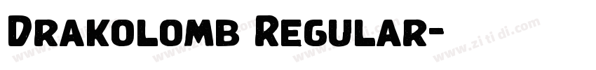 Drakolomb Regular字体转换